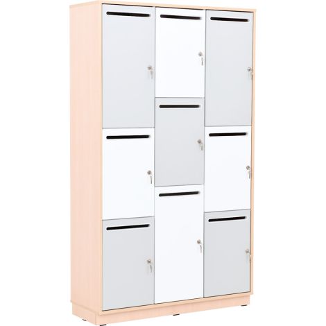 Dulap Quadro cu 9 compatimente cu incuietori Artar, usi cu inchidere silentioasa - imagine 15